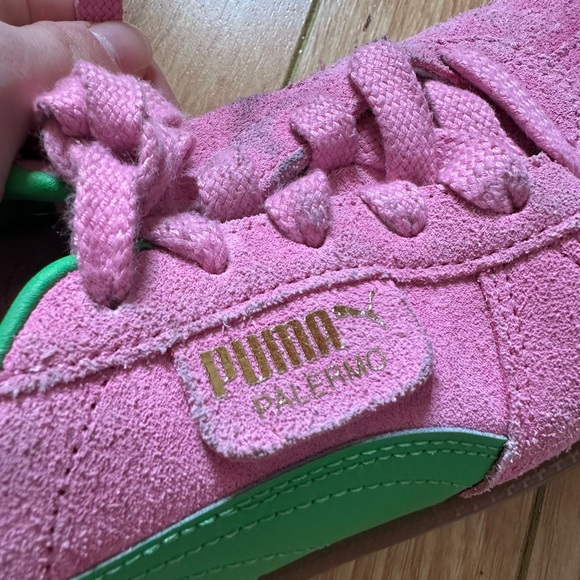 Puma Palermo Suede Pink Women's Sneakers - Picture 4 of 7